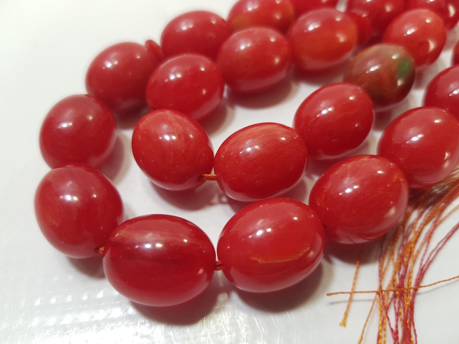 BOVLİNG TOPUNDAN YAPILMIŞ KATALİN TESPİH