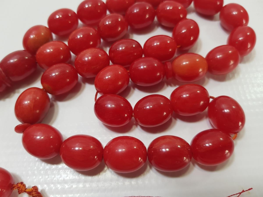 BOVLİNG TOPUNDAN YAPILMIŞ KATALİN TESPİH