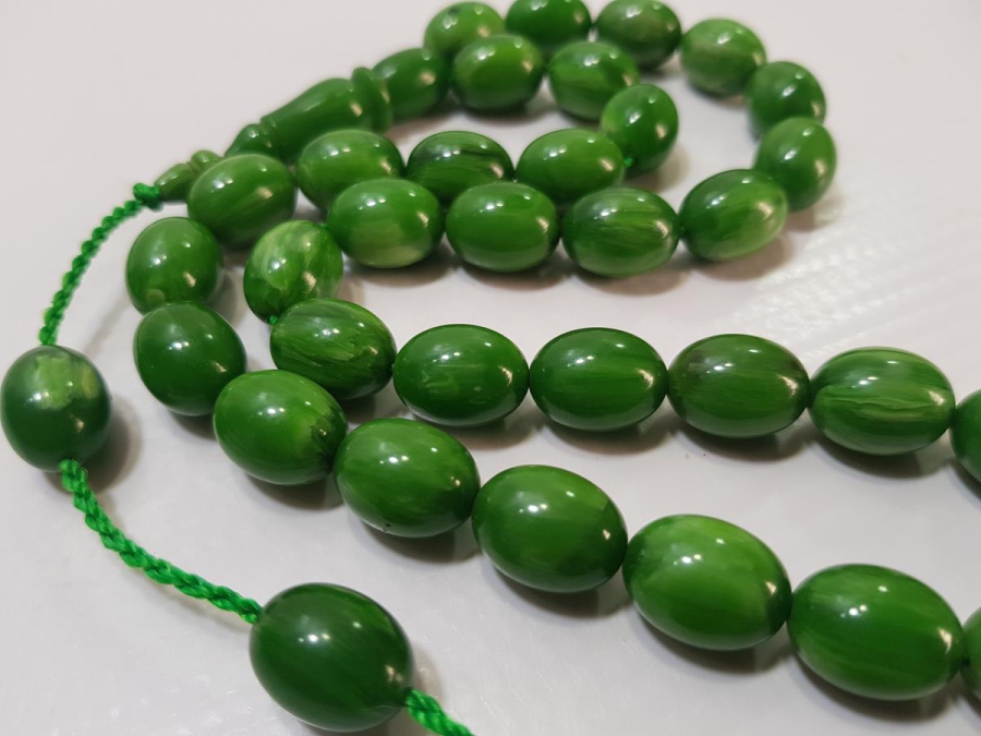 BOVLİNG TOPUNDAN YAPILMIŞ KATALİN TESPİH