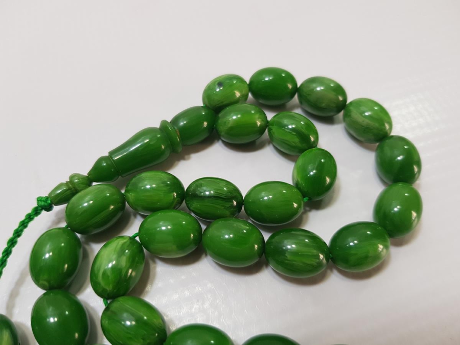 BOVLİNG TOPUNDAN YAPILMIŞ KATALİN TESPİH