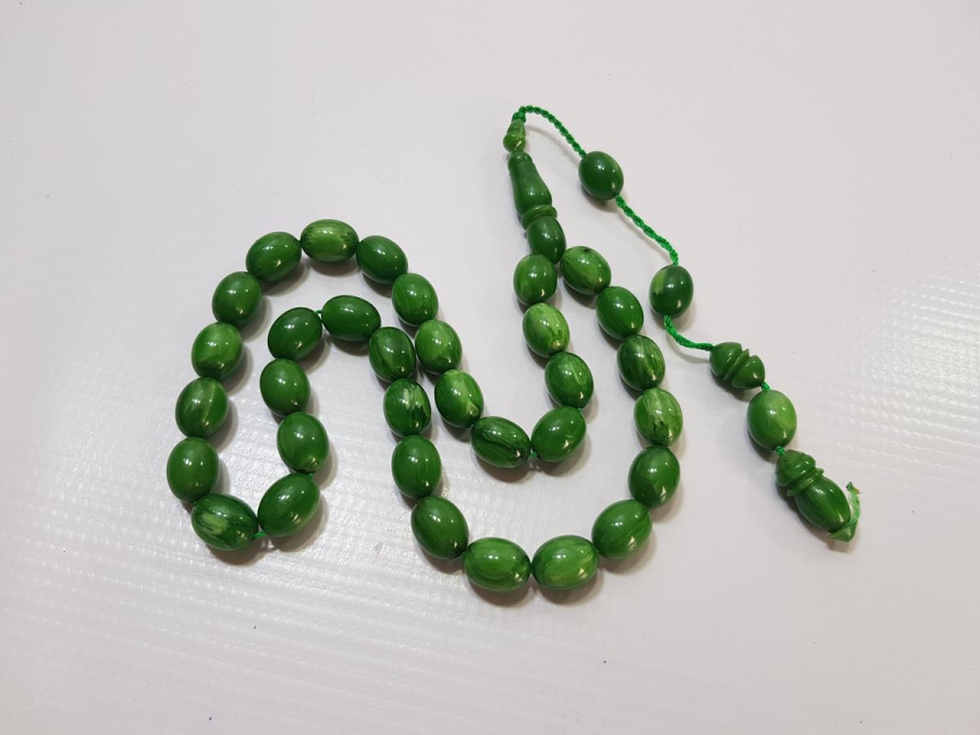 BOVLİNG TOPUNDAN YAPILMIŞ KATALİN TESPİH