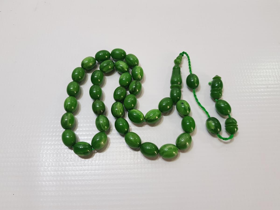 BOVLİNG TOPUNDAN YAPILMIŞ KATALİN TESPİH