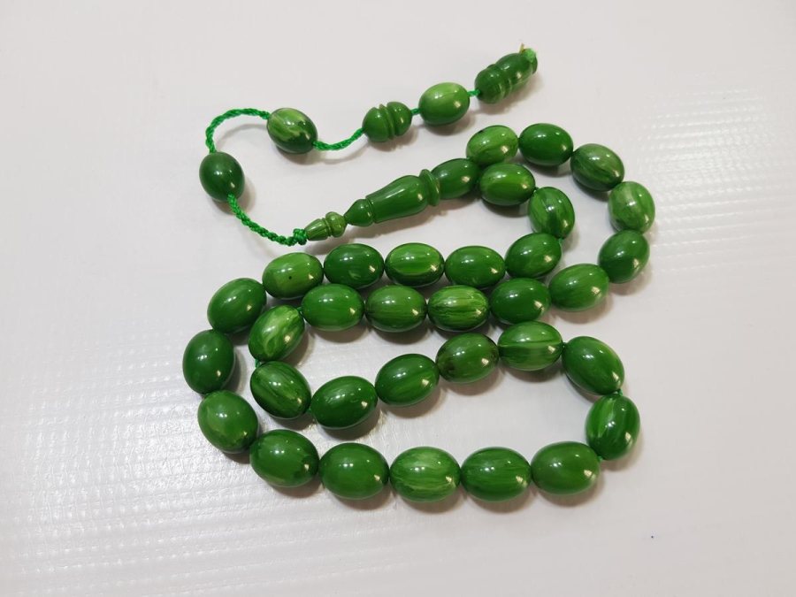 BOVLİNG TOPUNDAN YAPILMIŞ KATALİN TESPİH