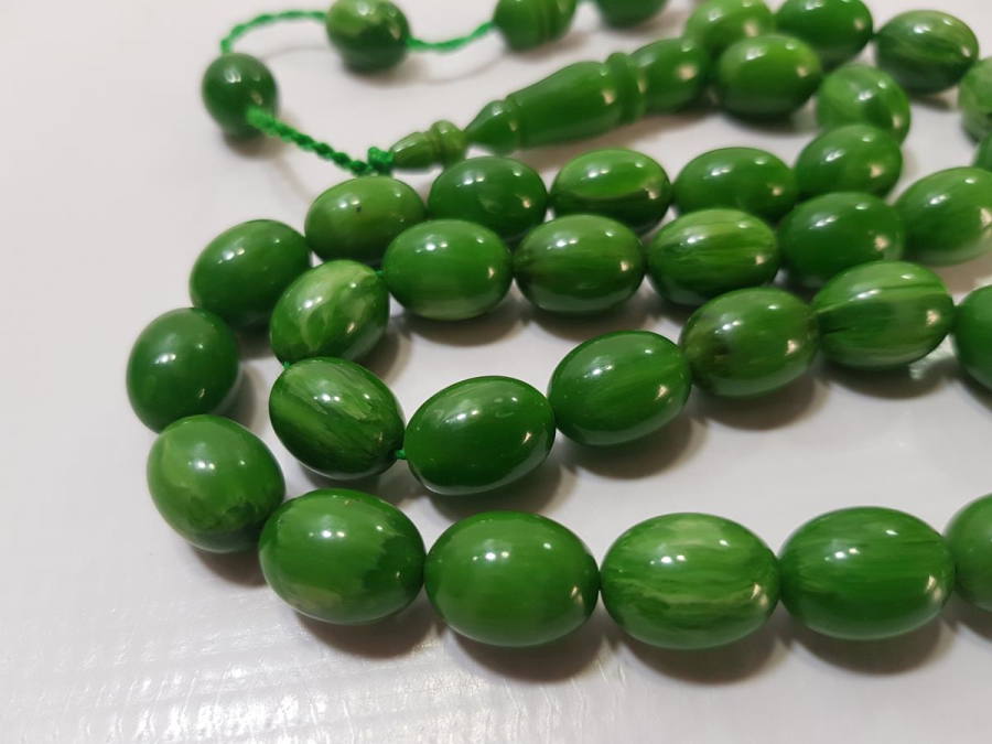 BOVLİNG TOPUNDAN YAPILMIŞ KATALİN TESPİH