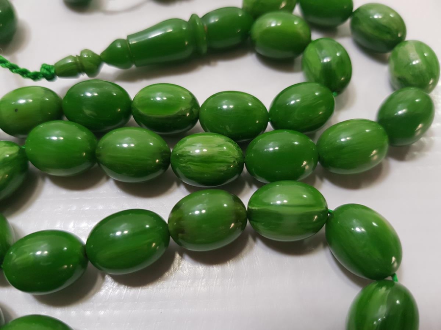 BOVLİNG TOPUNDAN YAPILMIŞ KATALİN TESPİH