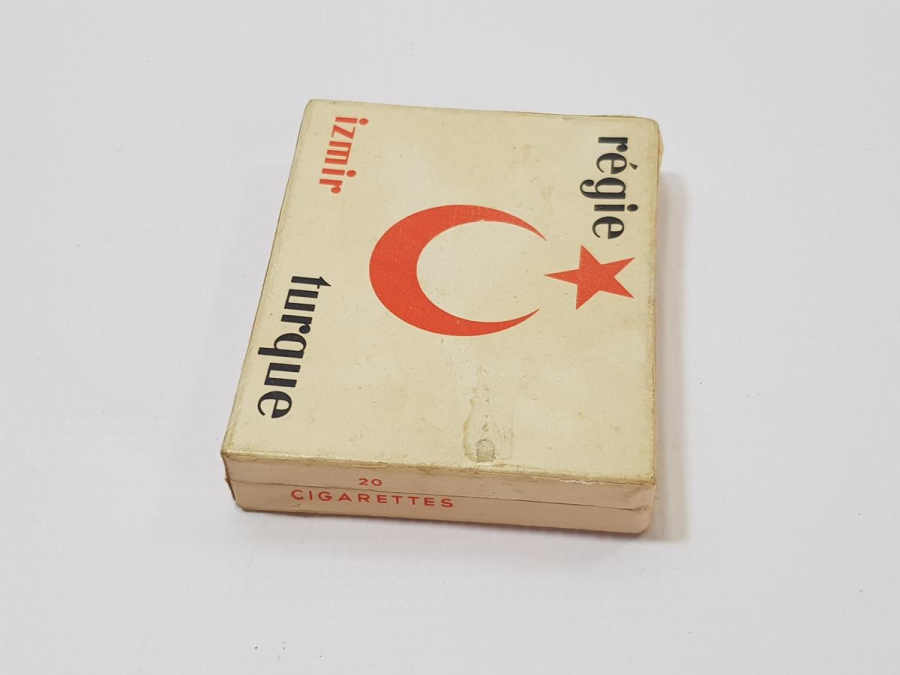 CUMHURİYET İLK DÖNEM ÇOK NADİR İZMİR SİGARA KUTUSU
