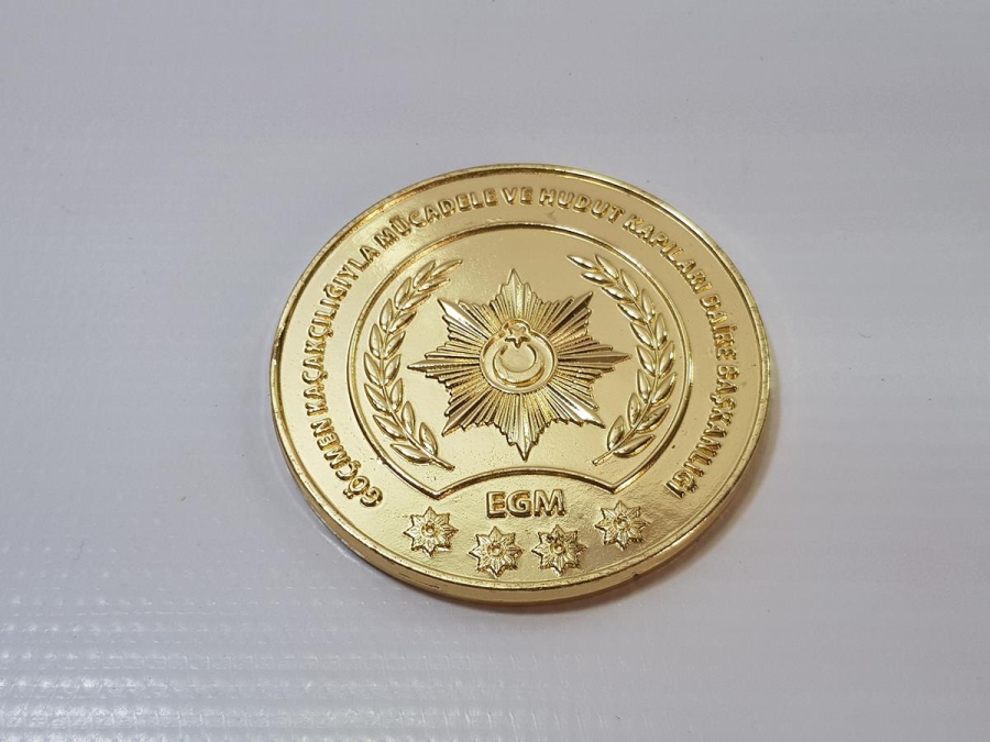 GÖÇMEN KAÇAKÇILIĞIYLA MÜCADELE VE HUDUT KAPILARI DAİRE BAŞKANLIĞI ÇOK NADİR MADALYON