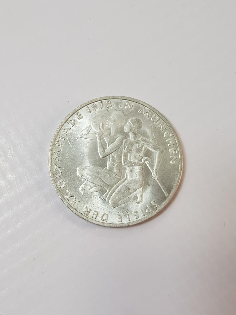 1972 MÜNİH OLİMPİYATLARI HATIRA PARA GÜMÜŞ 10 MARK