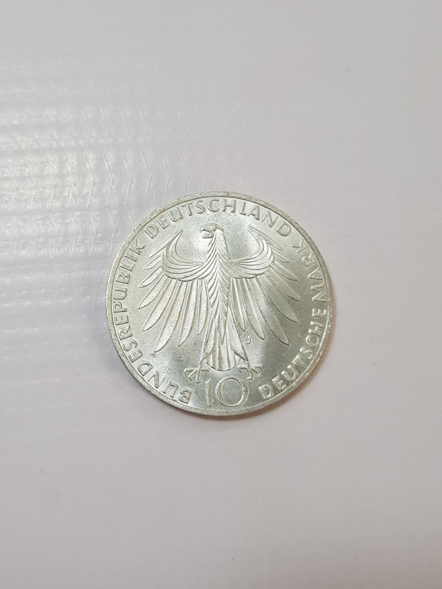 1972 MÜNİH OLİMPİYATLARI HATIRA PARA GÜMÜŞ 10 MARK