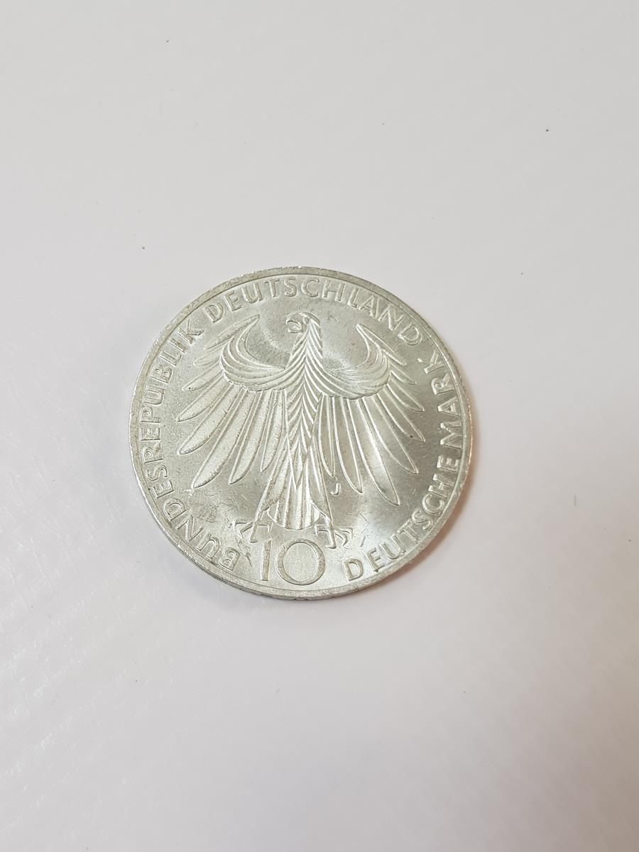 1972 MÜNİH OLİMPİYATLARI HATIRA PARA GÜMÜŞ 10 MARK
