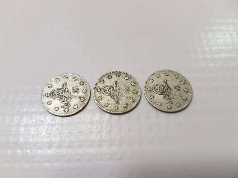 SULTAN ABDÜLHAMİD HAN DÖNEMİ GÜMÜŞ 1 KURUŞ LOTU