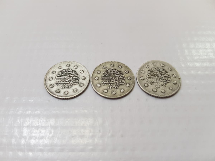 SULTAN ABDÜLHAMİD HAN DÖNEMİ GÜMÜŞ 1 KURUŞ LOTU