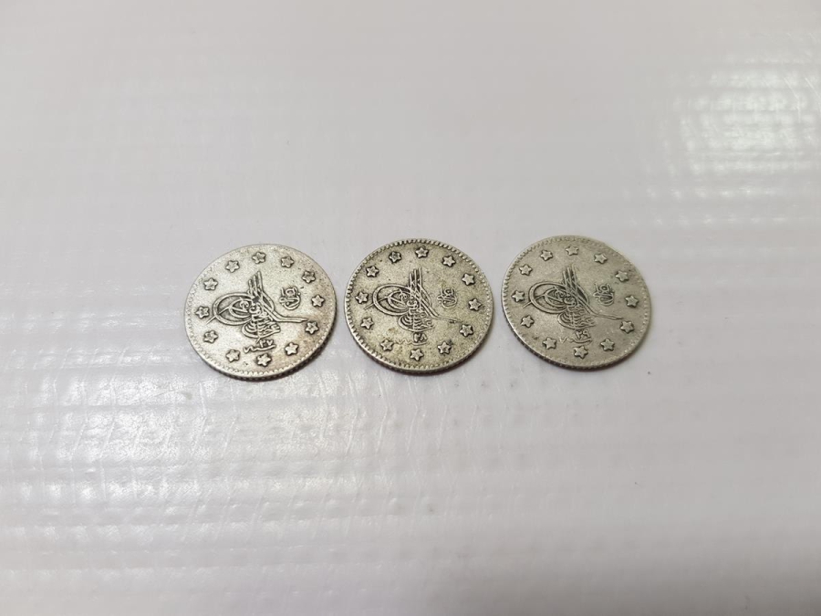 SULTAN ABDÜLHAMİD HAN DÖNEMİ GÜMÜŞ 1 KURUŞ LOTU