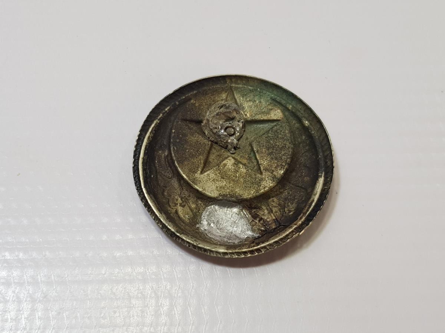 OSMANLI DÖNEMİ ÜZERİ ASAKİR-İ ŞAHANE YAZILI 1. DÜNYA SAVAŞI ASKER KEMERİ PARÇASI