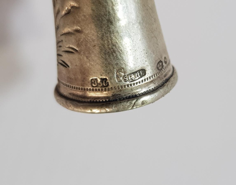 OSMANLI DÖNEMİ OPAL TAŞLI GÜMÜŞ TERZİ YÜKSÜĞÜ