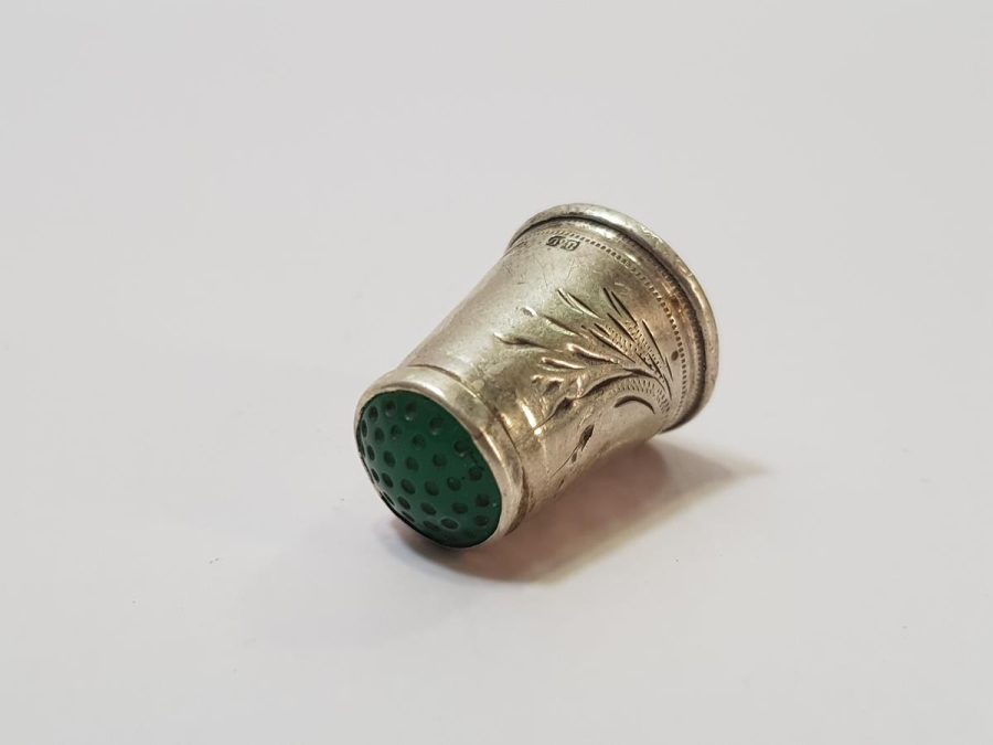 OSMANLI DÖNEMİ OPAL TAŞLI GÜMÜŞ TERZİ YÜKSÜĞÜ