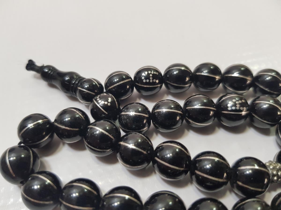 SAHİBİNİN ADI VE SOYADI YAZILI GÜMÜŞ ÇAKMA OLTU TESPİH