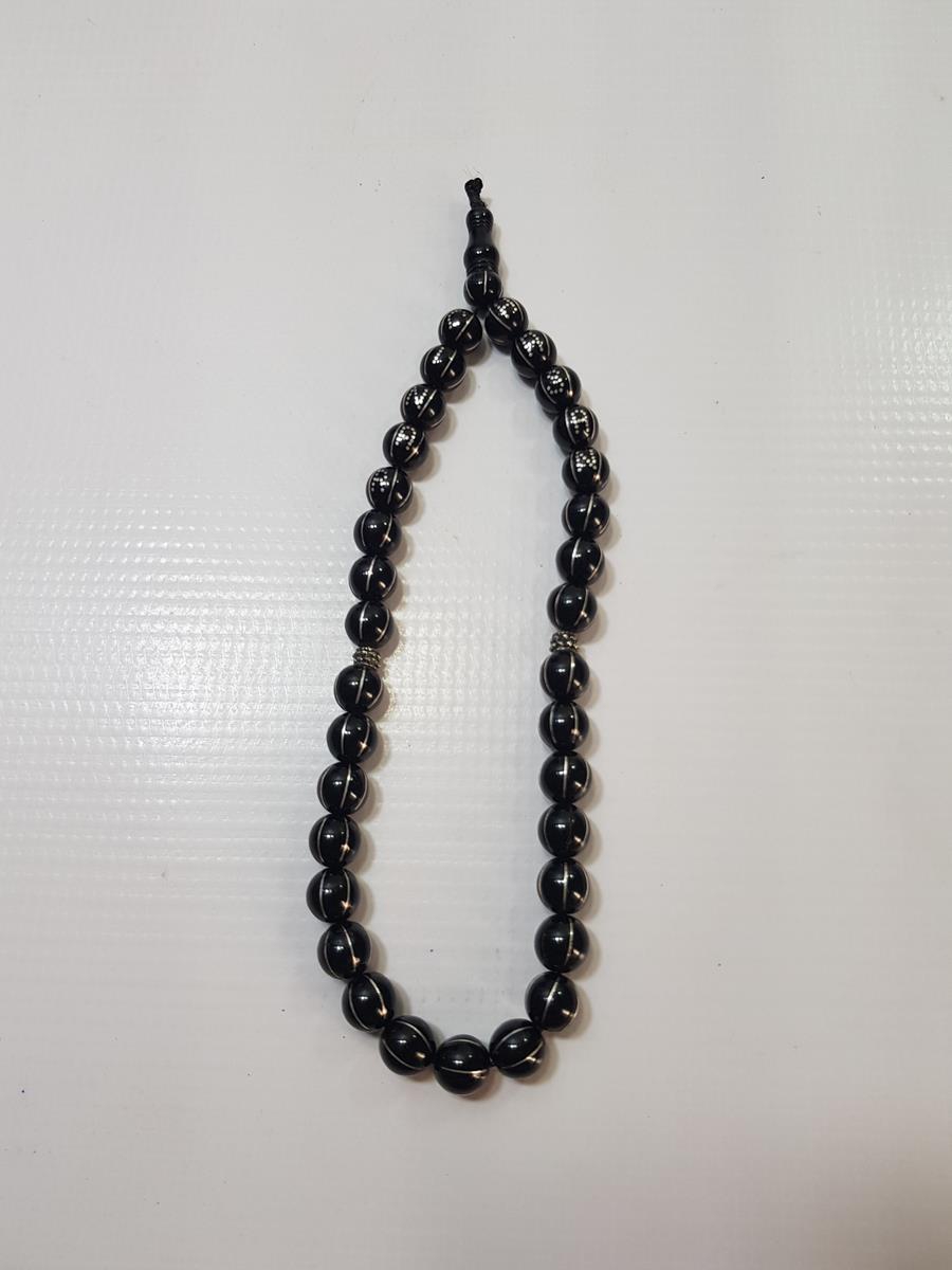 SAHİBİNİN ADI VE SOYADI YAZILI GÜMÜŞ ÇAKMA OLTU TESPİH