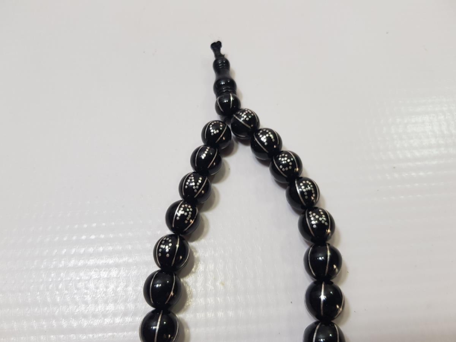 SAHİBİNİN ADI VE SOYADI YAZILI GÜMÜŞ ÇAKMA OLTU TESPİH