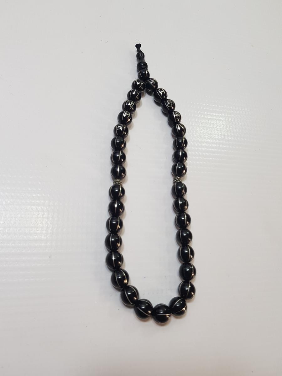 SAHİBİNİN ADI VE SOYADI YAZILI GÜMÜŞ ÇAKMA OLTU TESPİH