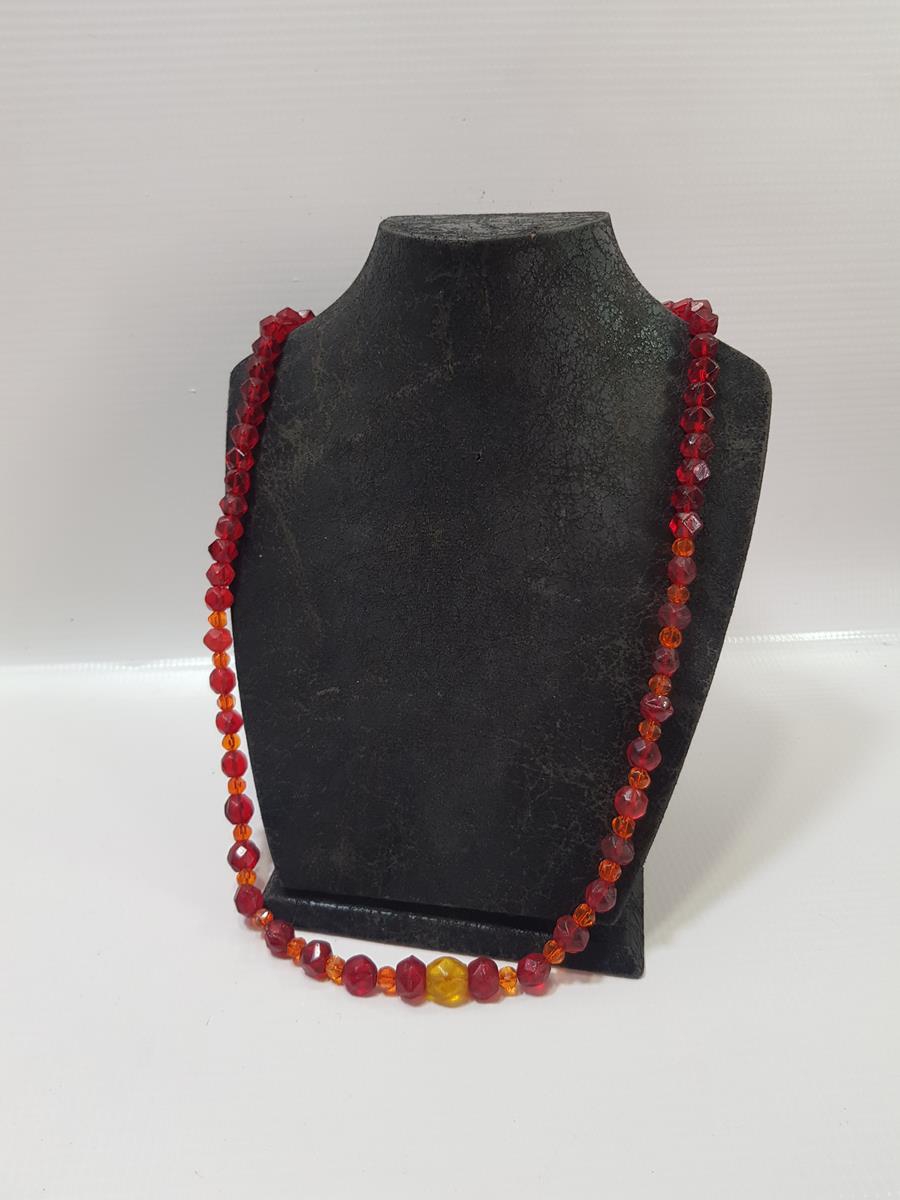 OSMANLI DÖNEMİ BEYKOZ CAM GERDANLIK