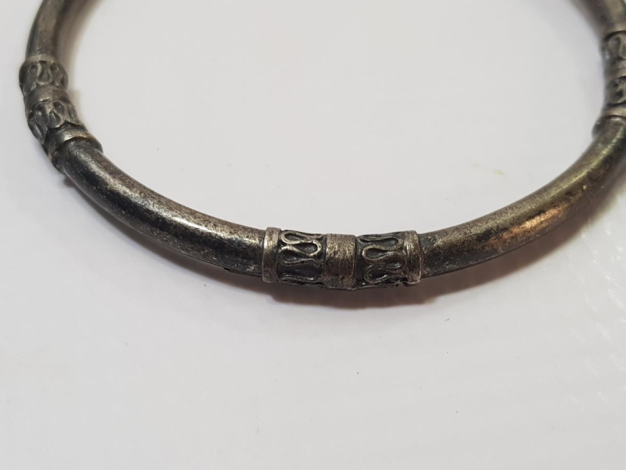 ANTİKA GÜMÜŞ KAPLAMA BİLEZİK