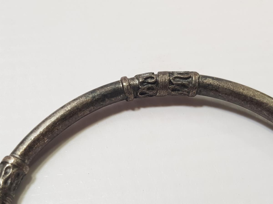 ANTİKA GÜMÜŞ KAPLAMA BİLEZİK