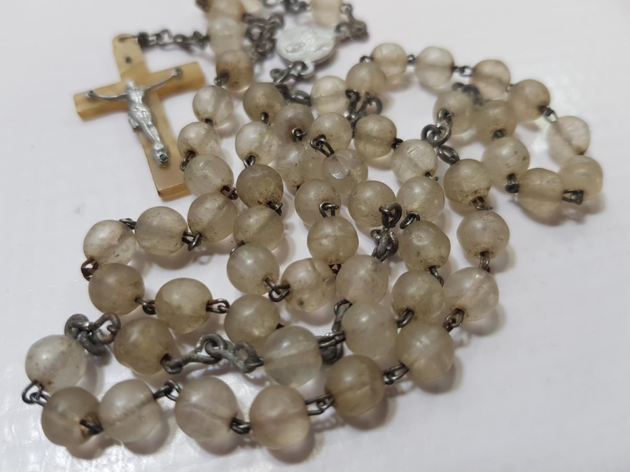 OSMANLI DÖNEMİ BEYKOZ CAM PAPAZ TESPİHİ