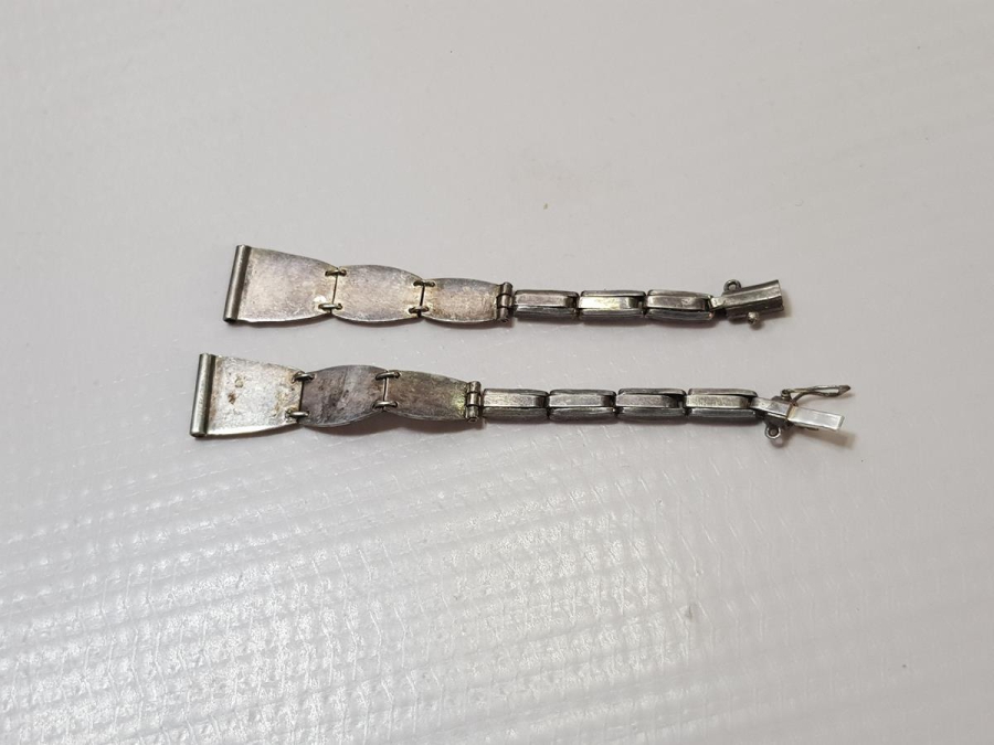 ANTİKA GÜMÜŞ KOL SAATİ KORDONU