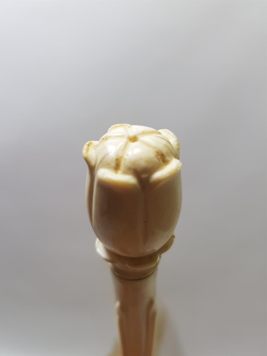 OSMANLI DÖNEMİ FİLDİŞİ SAPLI TOZ SÜPÜRGESİ