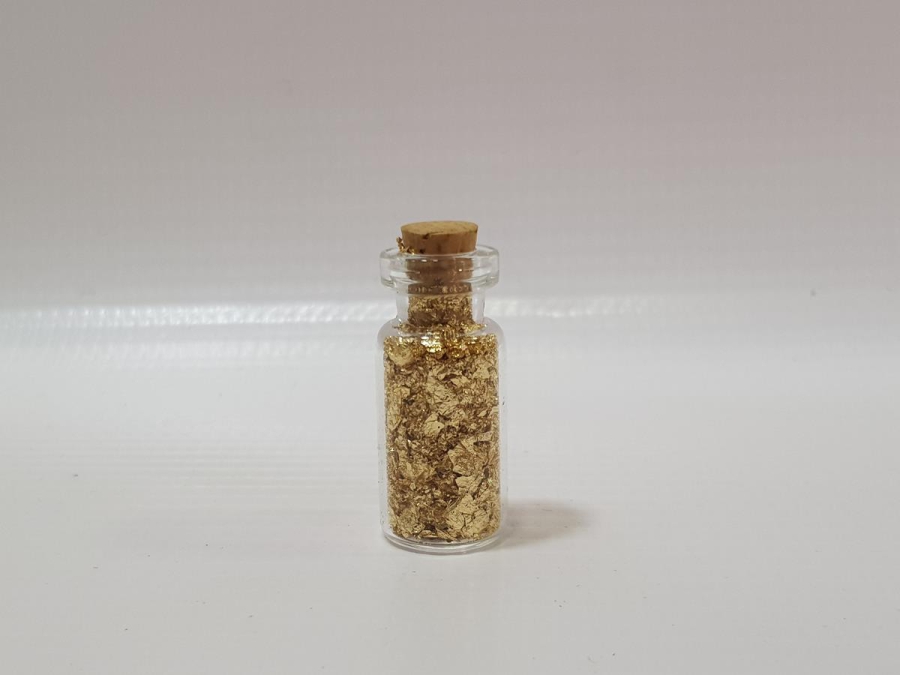 OSMANLI DÖNEMİ HATTATLARIN VARAK İŞLEMESİ İÇİN BİR ŞİŞE ALTIN TOZU