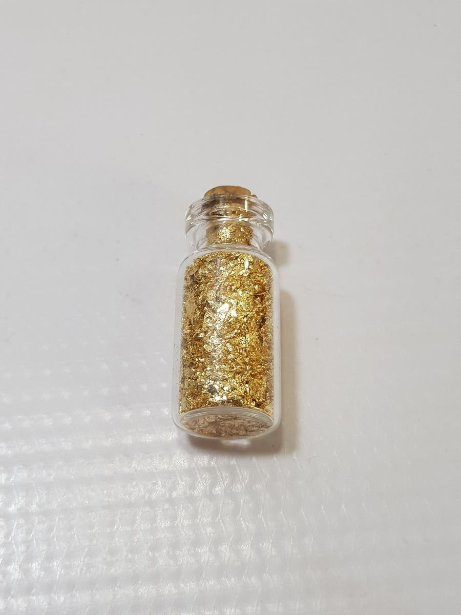 OSMANLI DÖNEMİ HATTATLARIN VARAK İŞLEMESİ İÇİN BİR ŞİŞE ALTIN TOZU