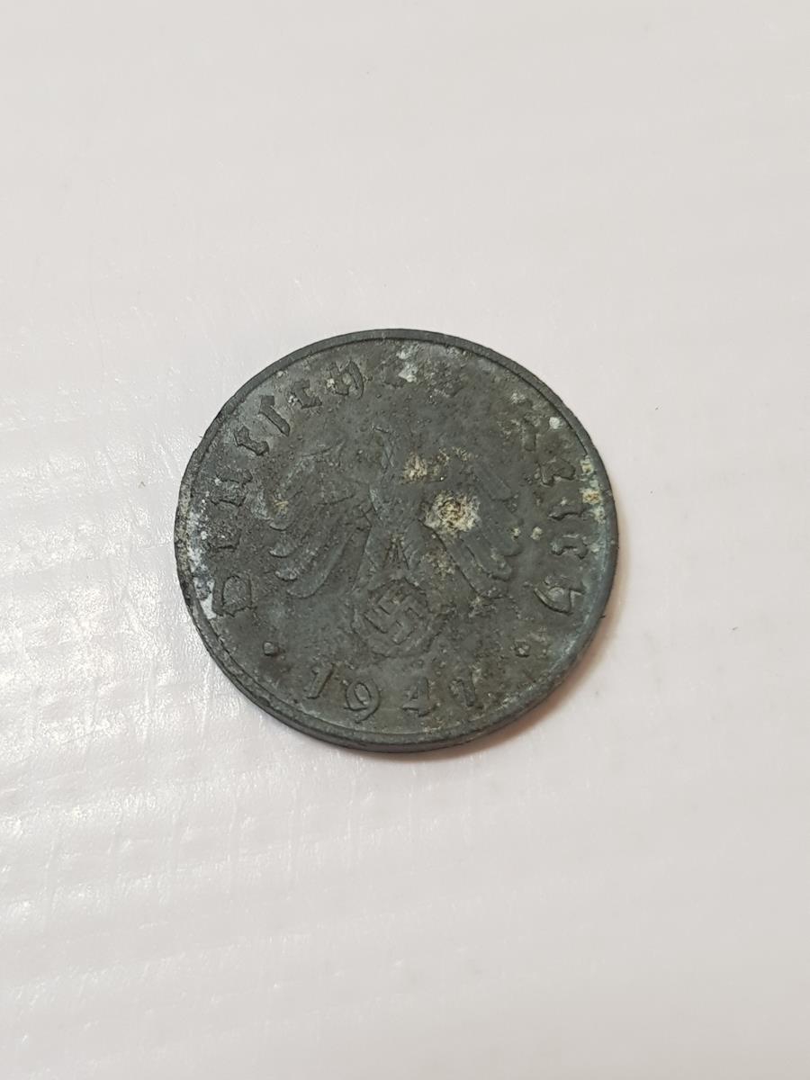 2. DÜNYA SAVAŞI NAZİ ALMANYASI 1941 TARİHLİ 10 PFENNİG