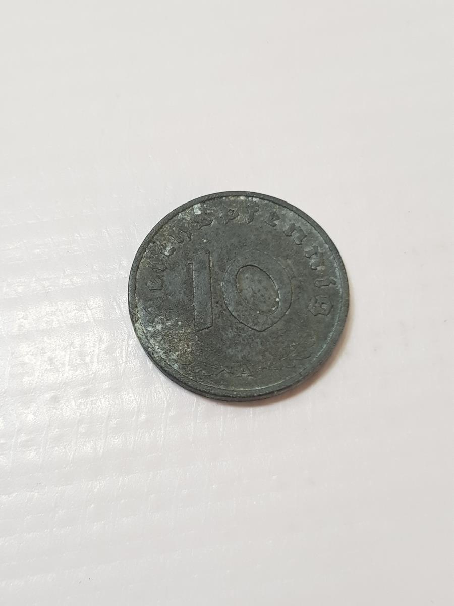 2. DÜNYA SAVAŞI NAZİ ALMANYASI 1941 TARİHLİ 10 PFENNİG