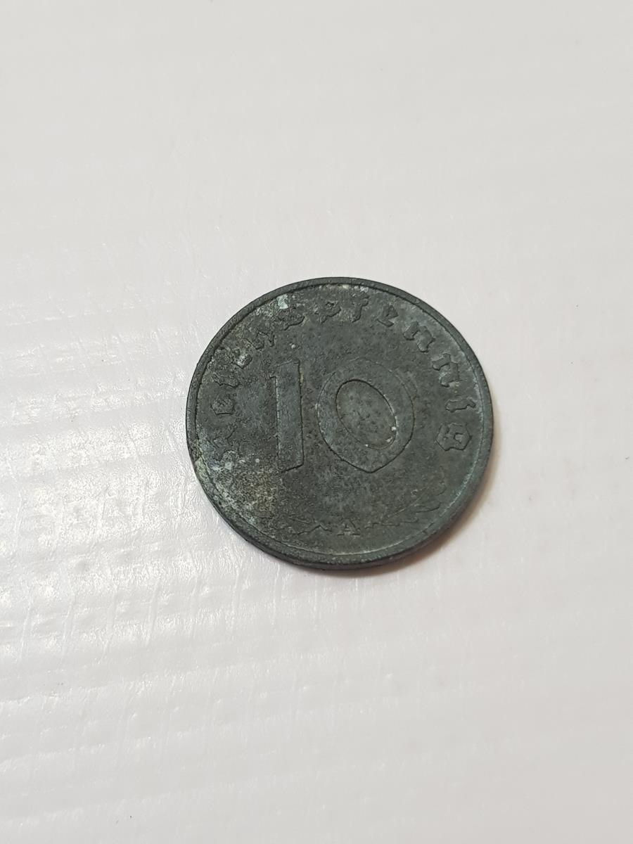 2. DÜNYA SAVAŞI NAZİ ALMANYASI 1941 TARİHLİ 10 PFENNİG