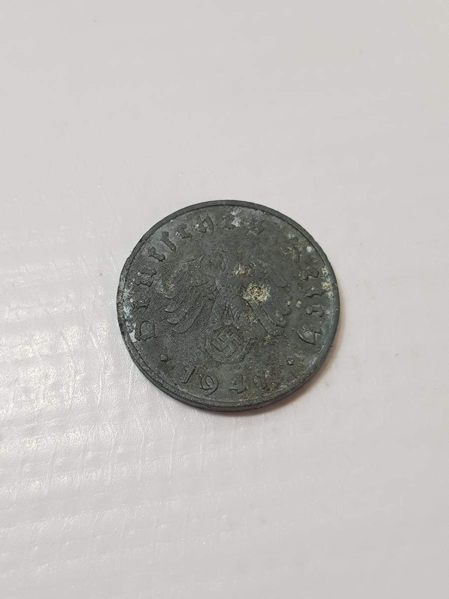 2. DÜNYA SAVAŞI NAZİ ALMANYASI 1941 TARİHLİ 10 PFENNİG