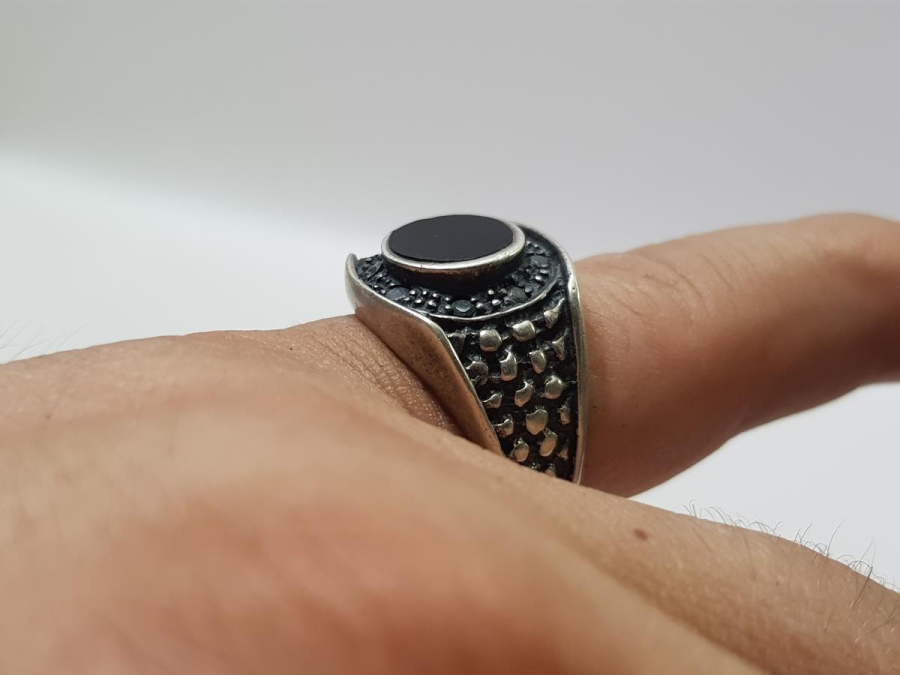 OLTU TAŞLI GÜMÜŞ YÜZÜK