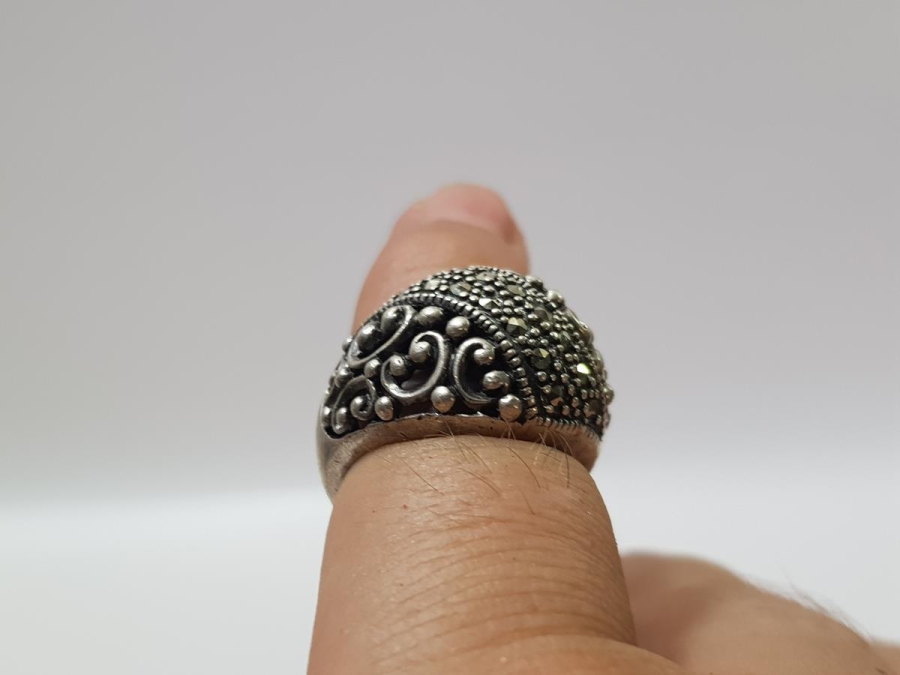 MARGAZİT TAŞLI GÜMÜŞ YÜZÜK