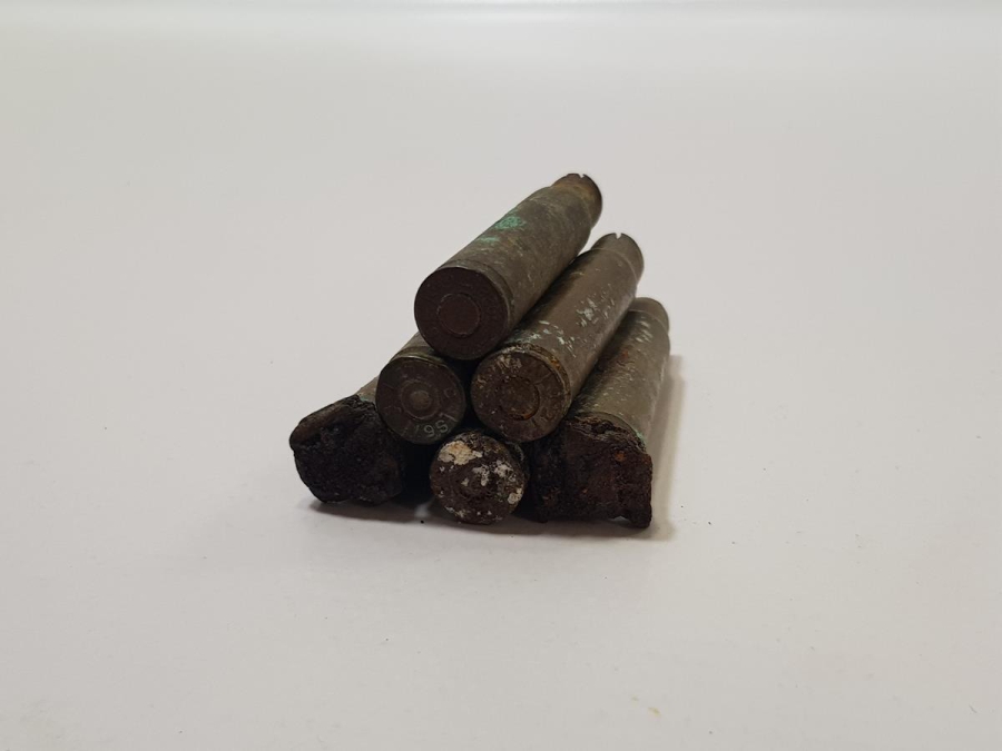 1928 TARİHLİ OSMANLICA YAZILI MERMİ KOVANLARI