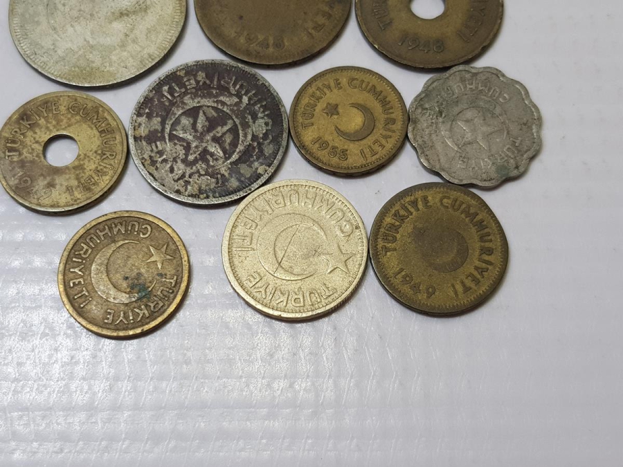 10 ADET TC MADENİ PARA