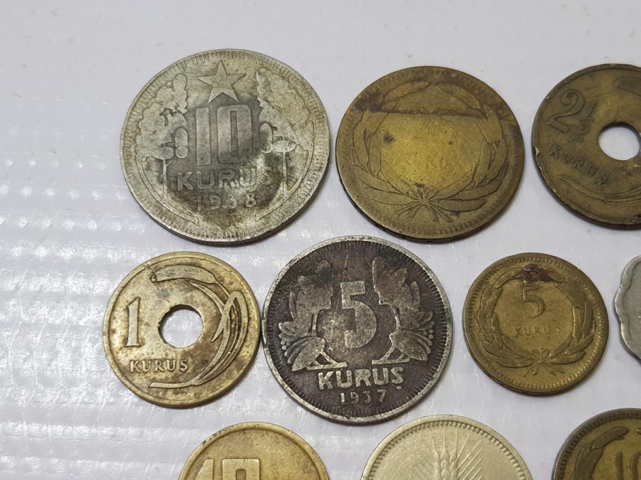 10 ADET TC MADENİ PARA