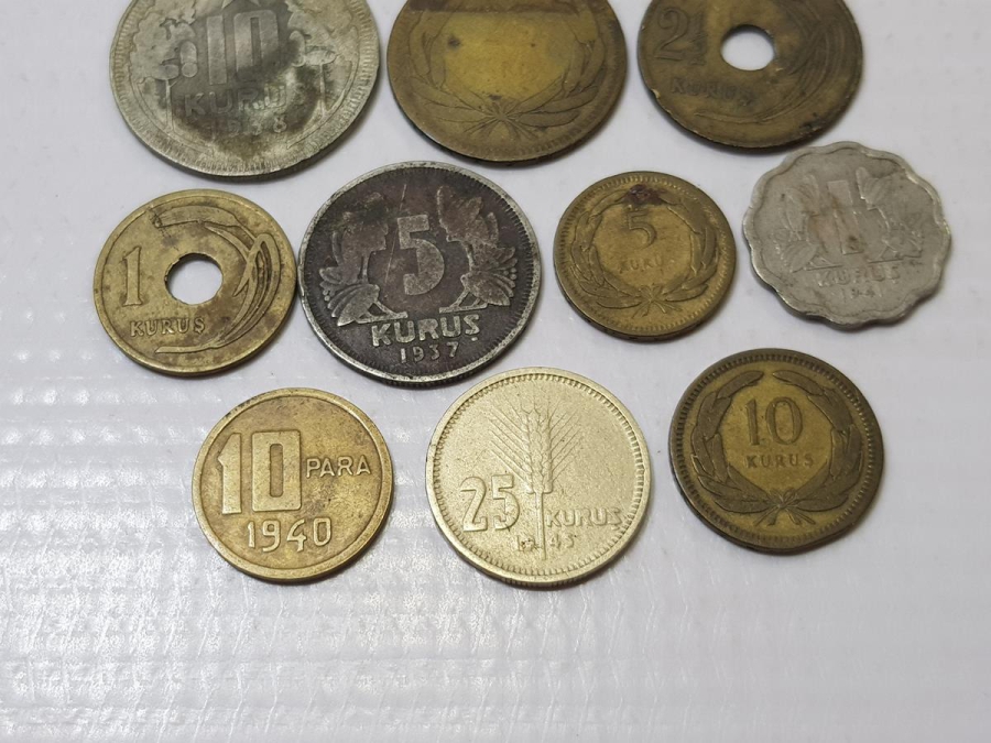 10 ADET TC MADENİ PARA