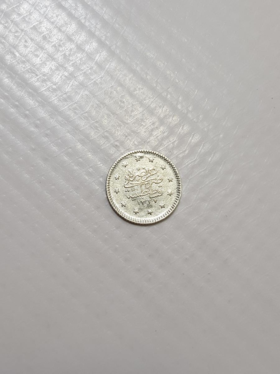 SULTAN MEHMED REŞAD HAN DÖNEMİ GÜMÜŞ 1 KURUŞ