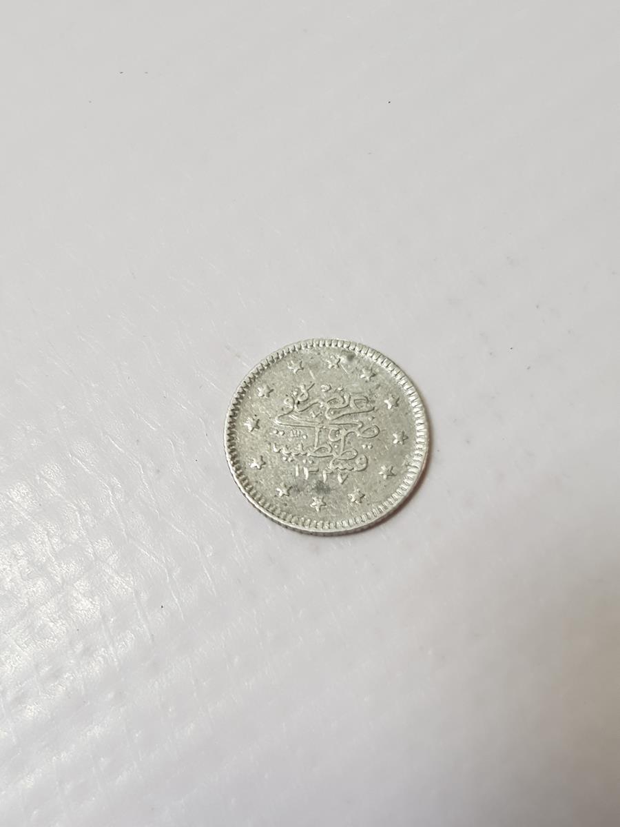 SULTAN MEHMED REŞAD HAN DÖNEMİ GÜMÜŞ 1 KURUŞ