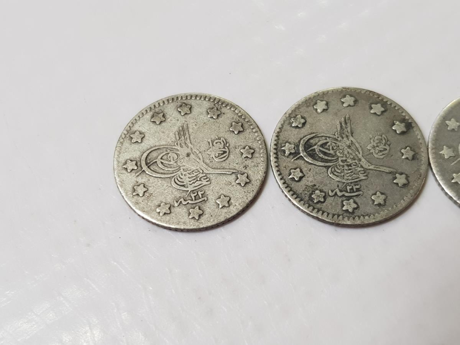 SULTAN ABDÜLHAMİD HAN DÖNEMİ GÜMÜŞ 1 KURUŞ LOTU
