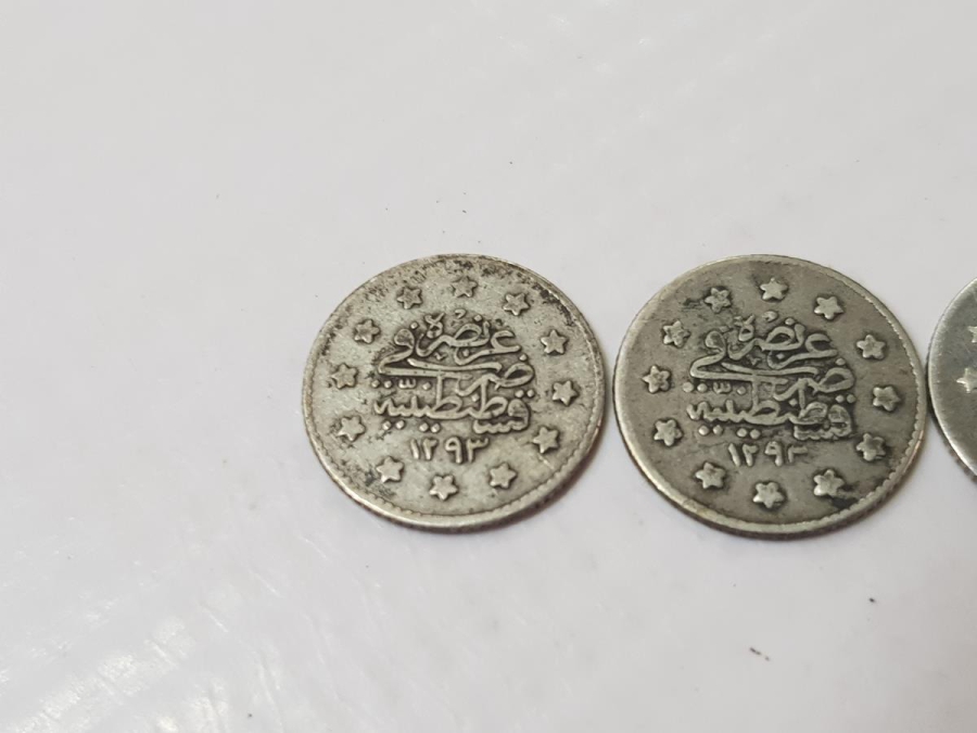 SULTAN ABDÜLHAMİD HAN DÖNEMİ GÜMÜŞ 1 KURUŞ LOTU