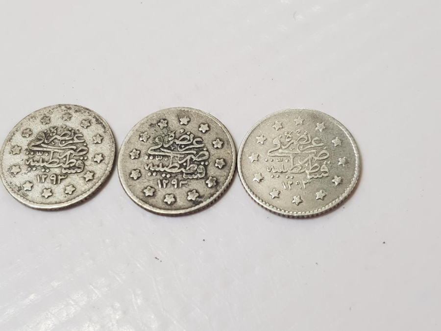 SULTAN ABDÜLHAMİD HAN DÖNEMİ GÜMÜŞ 1 KURUŞ LOTU