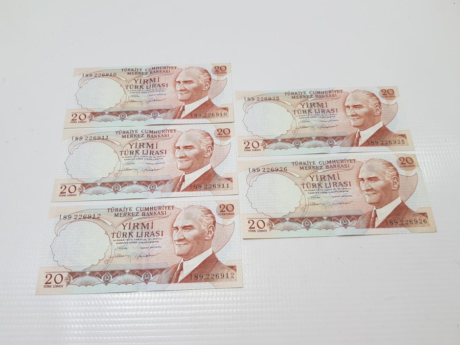 6. EMİSYON 20 LİRA LOTU