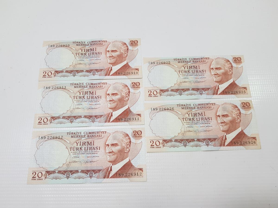 6. EMİSYON 20 LİRA LOTU