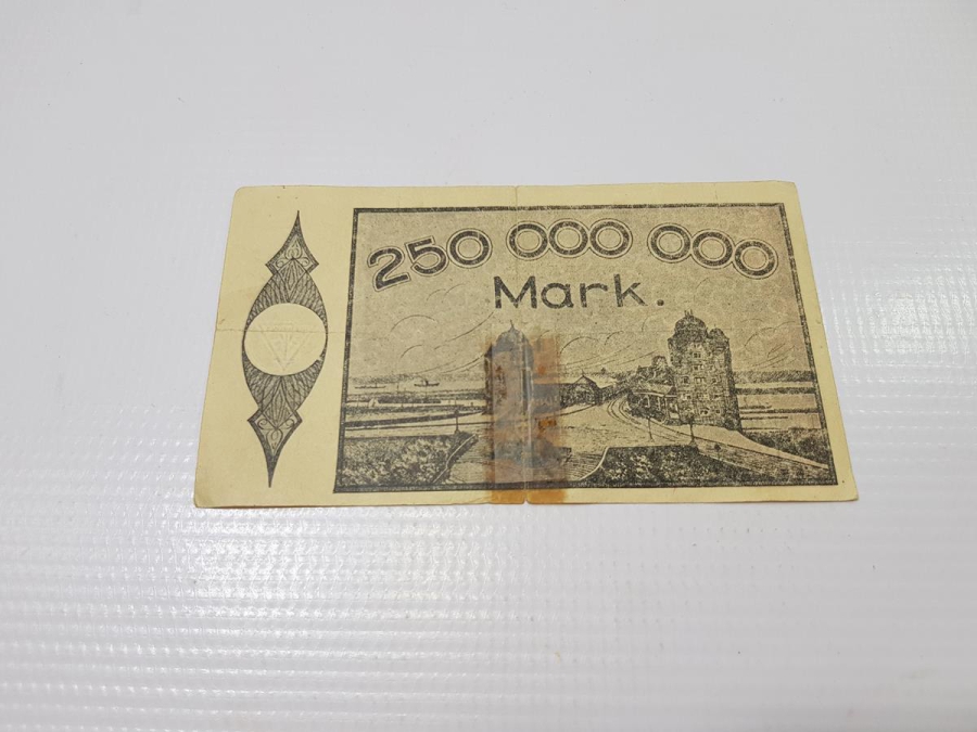 1923 ALMANYA 250 MİLYON MARK KAĞIT PARA